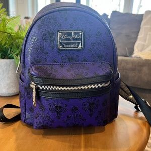 Disney Loungefly Haunted Mansion Mini Backpack